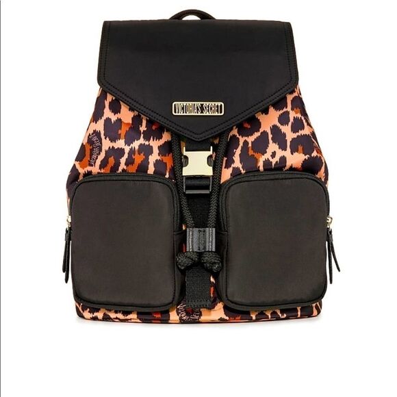 Victoria's Secret Handbags - Victoria’s Secret Nylon Animal Print Backpack